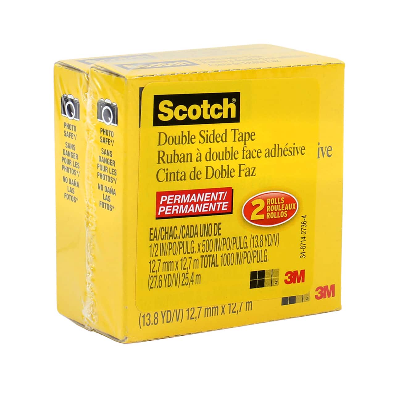 12 Packs: 2 ct. (24 total) Scotch&#xAE; Double-Sided Tape